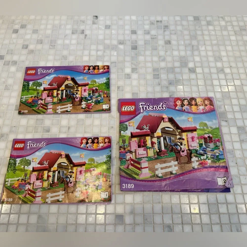Lego Friends Horse Themed Instruction Manuals Lot